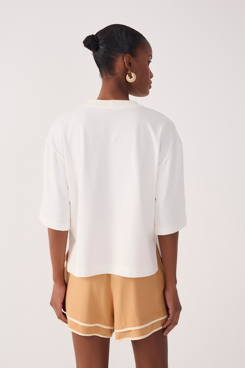 Embroidered Sun T-Shirt