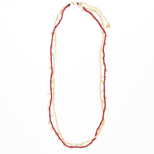 Milly Necklace-Red