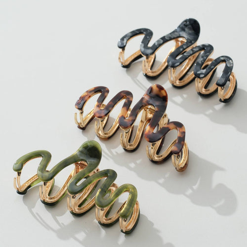 Willow Vintage Metal Squiggle Clips