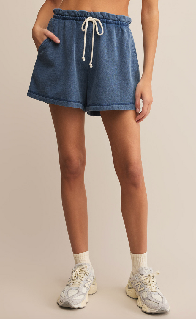 Gael Knit Denim Short