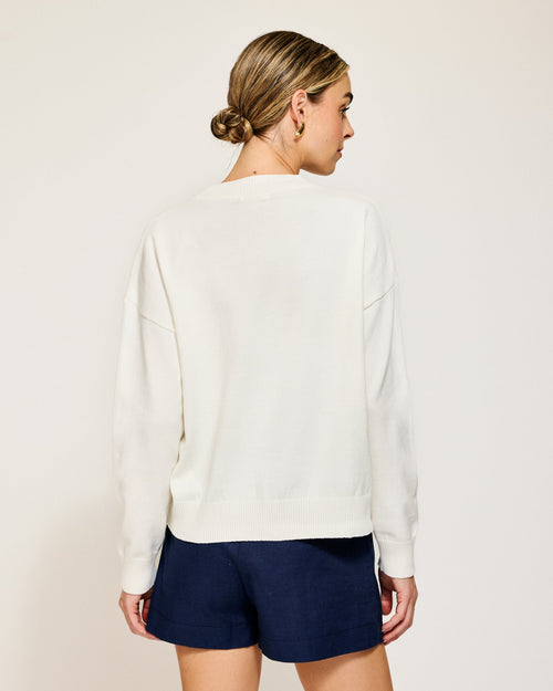 Oyster Motif Sweater