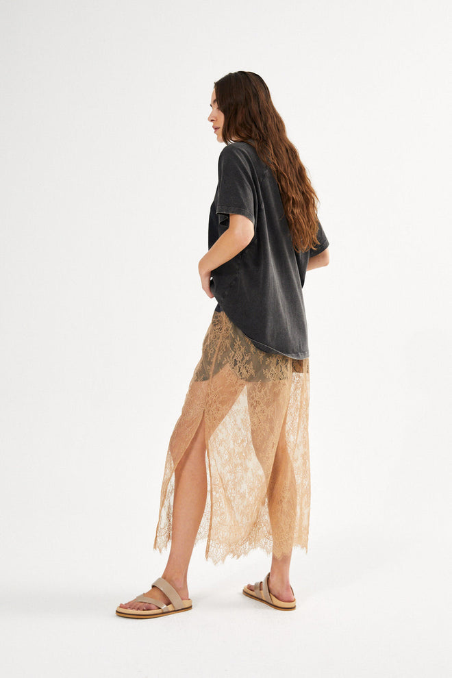 Sheer Lace Skirt