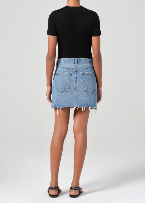 V-Waist Mini Skirt
