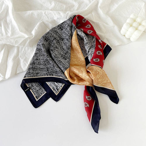 Paisley Satin Scarf