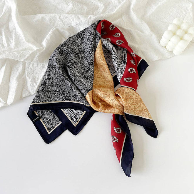 Paisley Satin Scarf