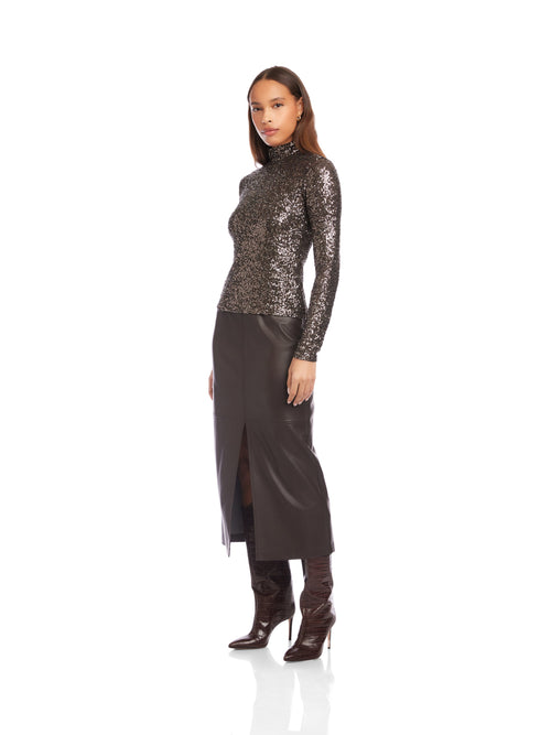 Mara Mock Neck Top