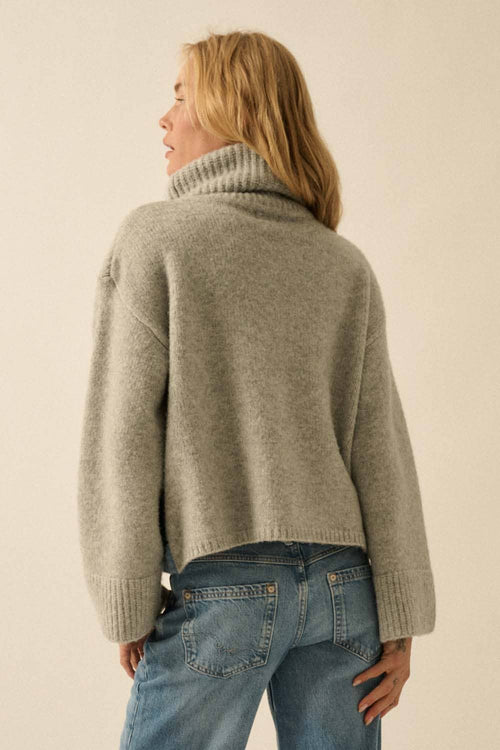 Mountains Knit Turtleneck Sweater