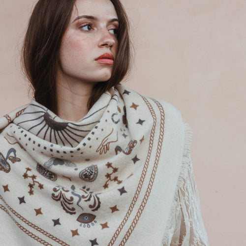 Cashmere Bandana Scarf