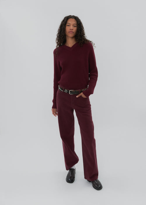Everyday Jean - Burgundy