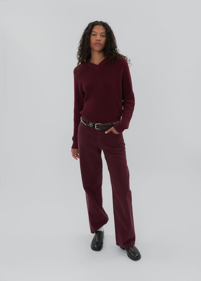 Everyday Jean - Burgundy
