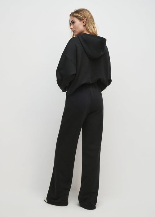 Cropped Collegiate Hoodie