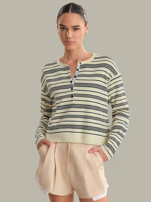 Cara Striped Henley