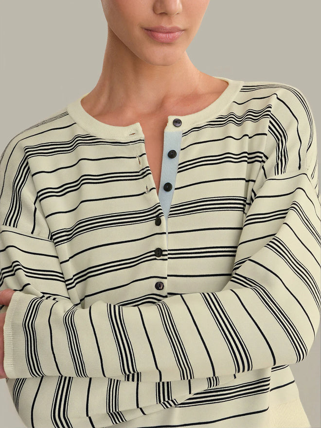 Cara Striped Henley