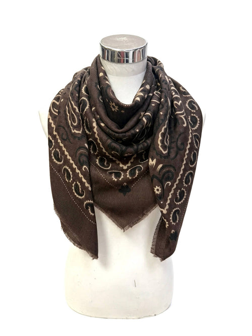 Large Woolen Bandana Scarf