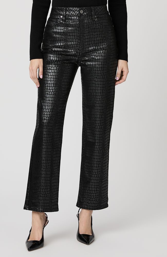Stevie Blk Fog Croc