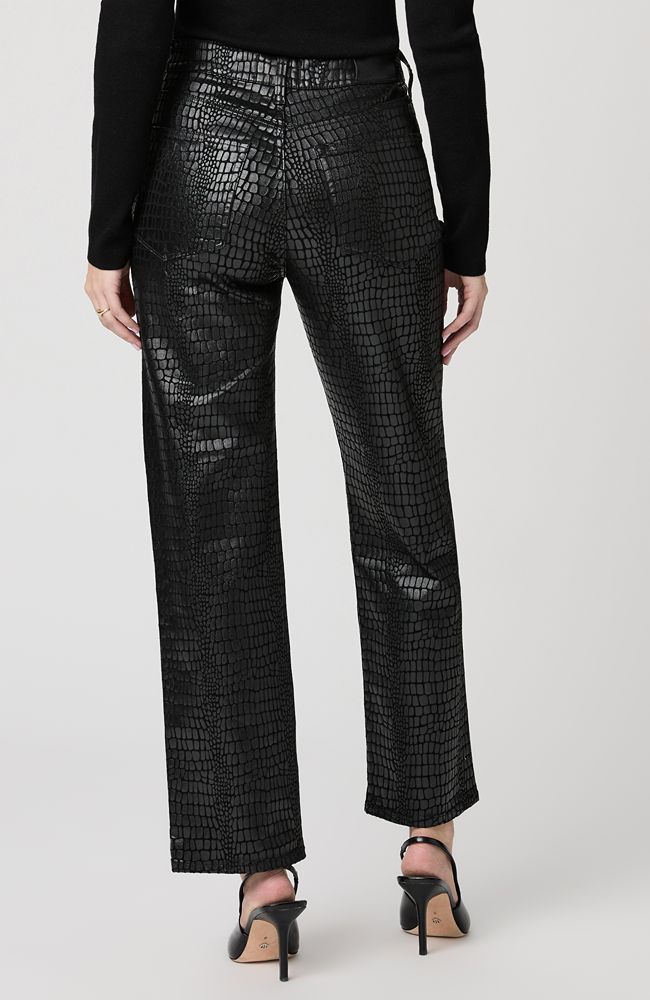 Stevie Blk Fog Croc