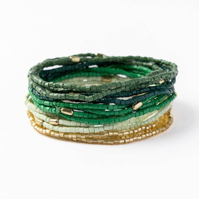 Chelsea Beaded Bracelets-Green