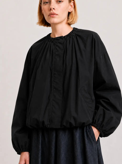 Gathered Neck Jacket