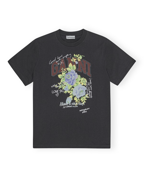 Basic Cotton Jersey Rose T-shirt