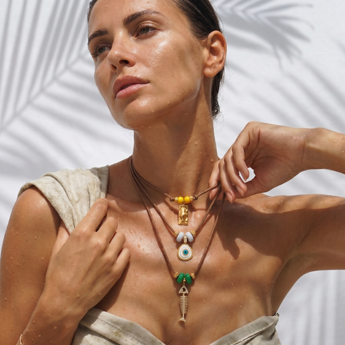 Mediterranean Cord glass beads