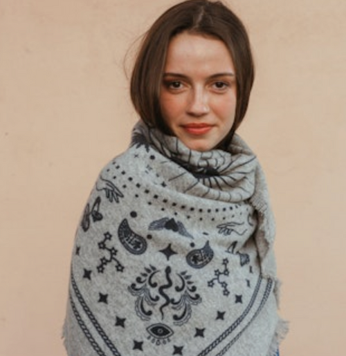 Cashmere Bandana Scarf