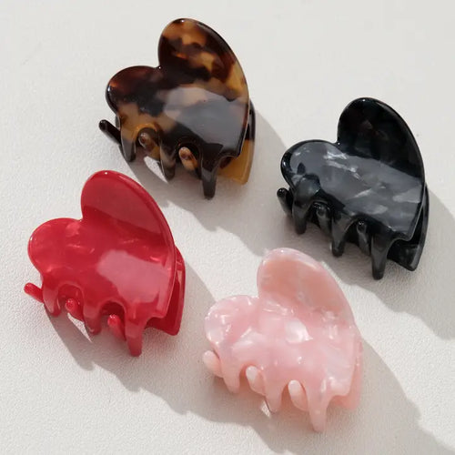 Mini Heart Claw Clip
