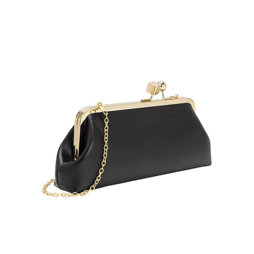 Chrissy Black Vegan Leather Bag