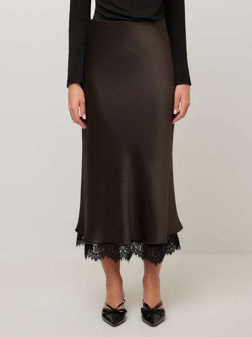 Mia Lace Trim Skirt