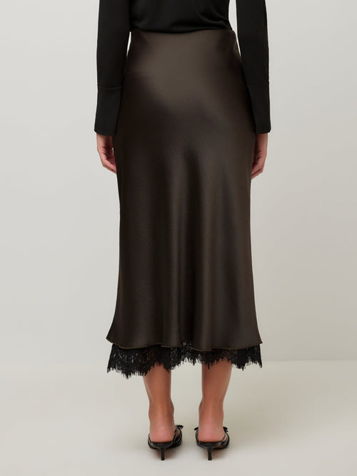 Mia Lace Trim Skirt