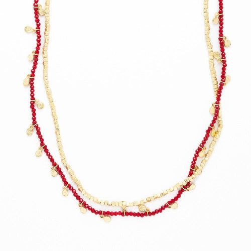 Milly Necklace-Red