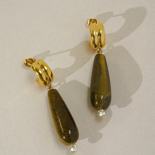 Blunt Droplet Earring