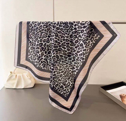 Leopard Silky Scarf