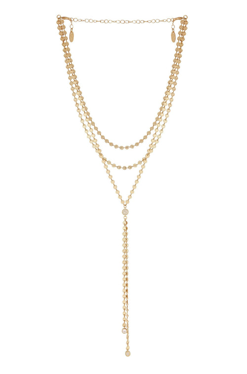 Royal Layered Lariat Necklace