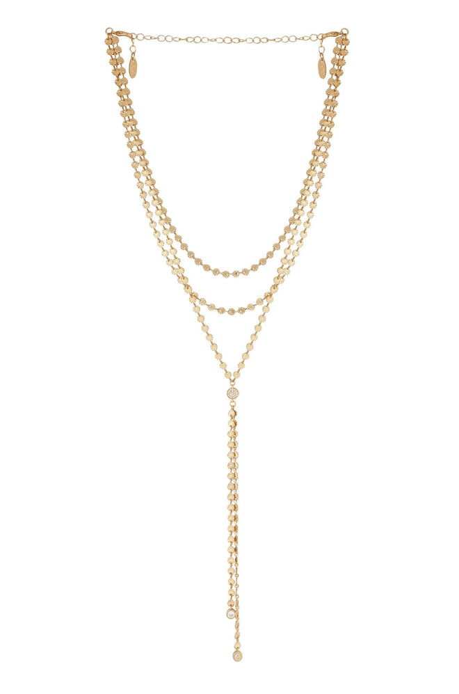 Royal Layered Lariat Necklace