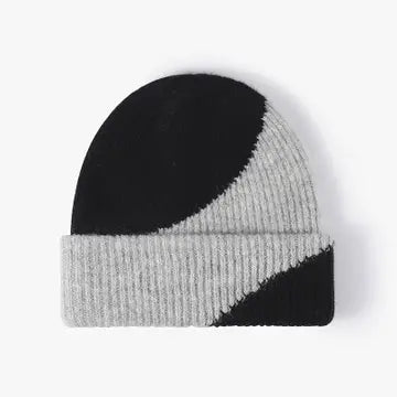 Contrast Color Beanie