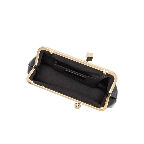 Chrissy Black Vegan Leather Bag