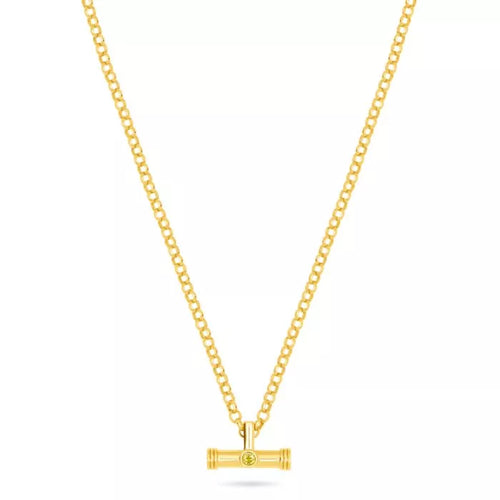T-Bar on Belcher Chain Olive