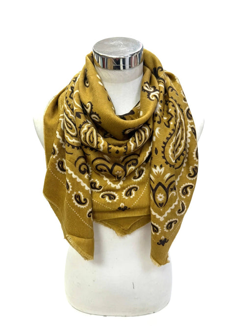 Large Woolen Bandana Scarf