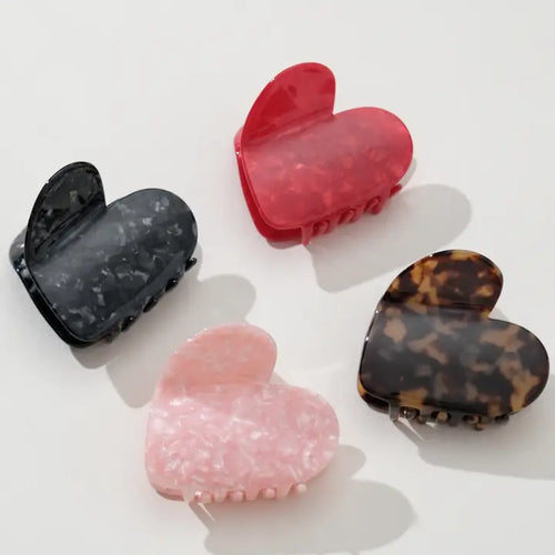 Big Heart Claw Clip
