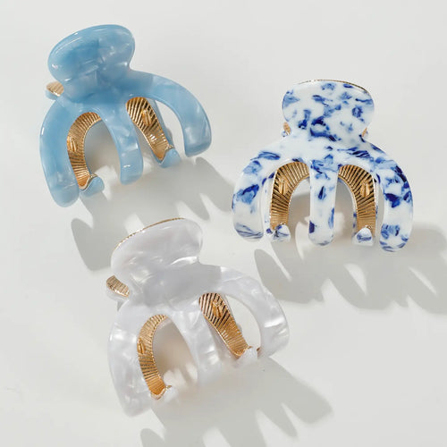 Jade Octopus Claw Clip