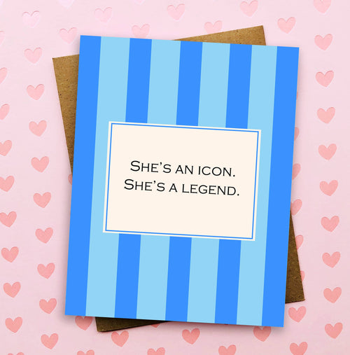 Iconic Best Friend Congratulations Card