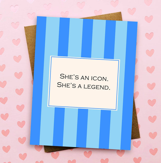 Iconic Best Friend Congratulations Card