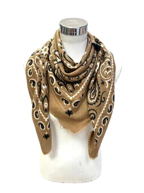 Large Woolen Bandana Scarf