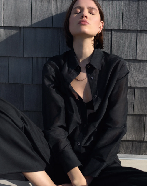 Sheer Silk Shirt