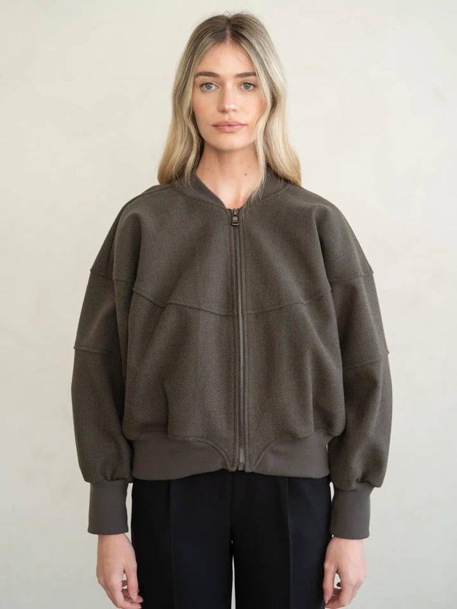 Zip Front Bomber