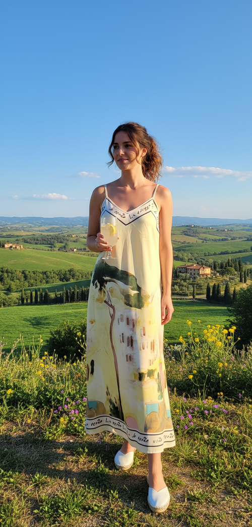 Italian Watercolor Maxi-YEL