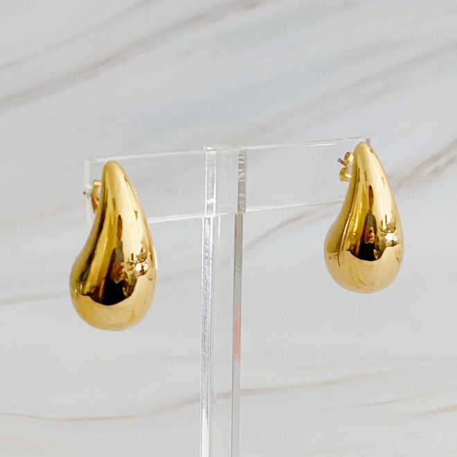 Teardrop Stud Earring