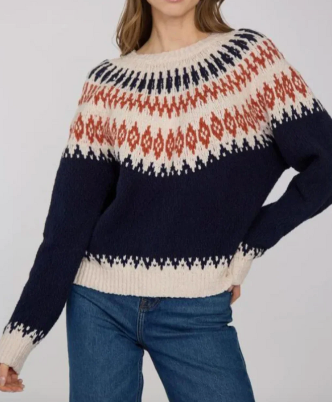 Chunky Fair Isle Crew