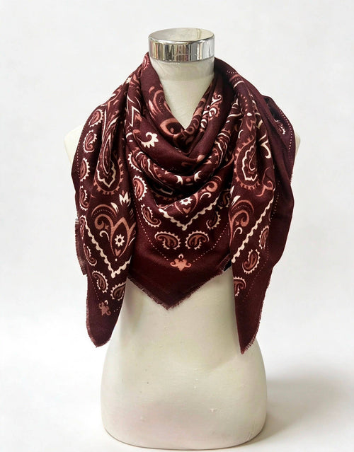 Large Woolen Bandana Scarf