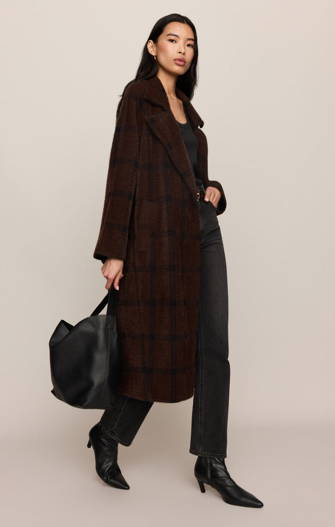 Crosby Plaid Coat